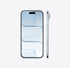 iPhone Air, predná vonkajšia strana, nebeská modrá farba, Dynamic Island hore v strede, bočná vonkajšia strana, veľmi tenký profil, bočné tlačidlo, tlačidlo Ovládania kamery